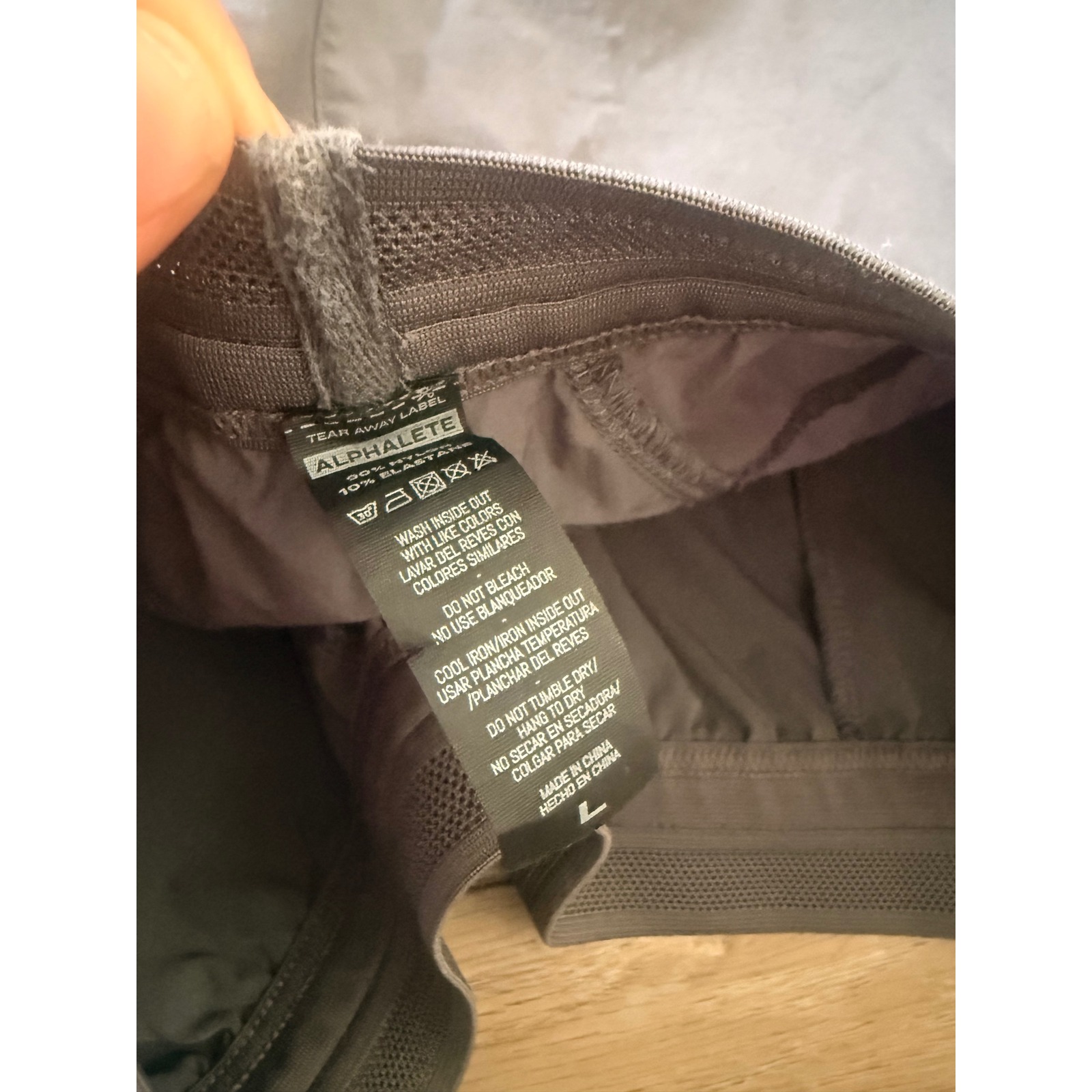 Alphalete Athletics Training Shorts Mens Large Gray Performance Activewear — image 6 of 6